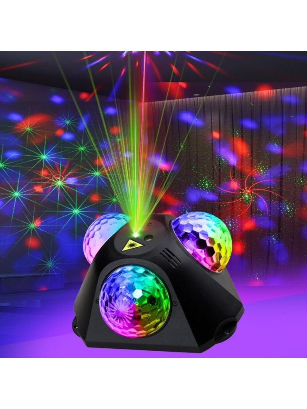 Sound Activated Disco Ball Lights with Remote - Perfect for Parties, Weddings